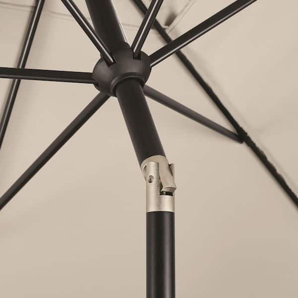 hampton bay patio umbrella heather grey PatioKingdom 9FT Outdoor Umbrella, Autotilt This 10 ft hampton bay patio umbrella heather