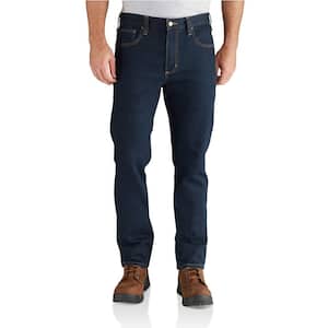 Men's 38 in. x 30 in. Erie Cotton/Polyester Rugged Flex Straight Tapered Jean