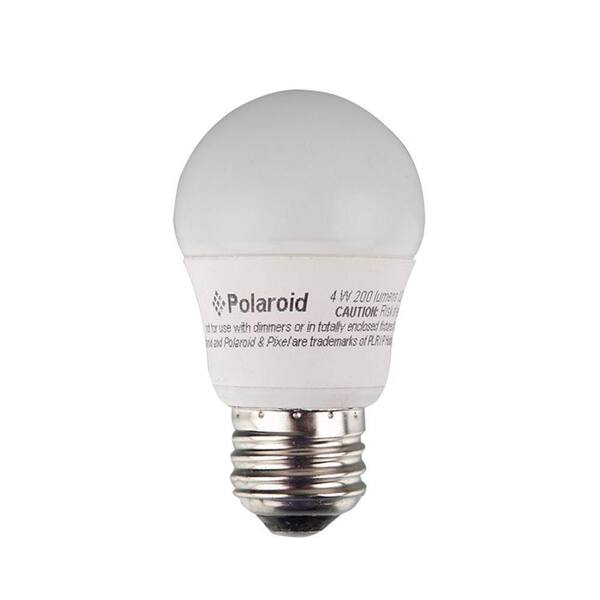 Polaroid Lighting 25W Equivalent Bright White (3000K) A15 Non-Dimmable Omni Directional LED Light Bulb