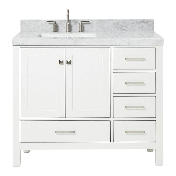 ARIEL Cambridge 42 in. W x 22 in. D x 36.5 in. H Single Sink ...