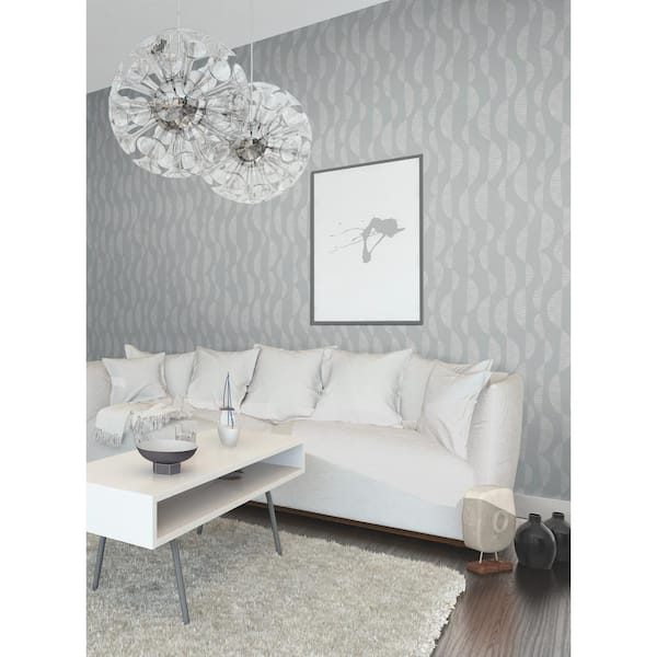 30.75 Sq. Ft. Seychelles Wave Peel and Stick Wallpaper
