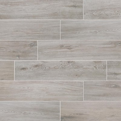 Florida Tile Home Collection Chalet Greige 8 in. x 36 in. Porcelain ...