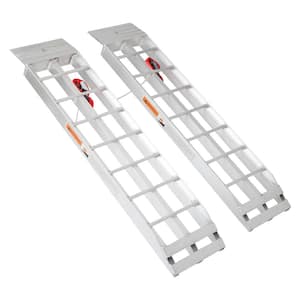 8 in. W x 36 in. L 1500 lbs. Capacity Aluminum Loading Ramp for ATV, Tractor, Truck, Trailer, Car (2-Pack)