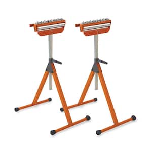 27 in. to 43-3/4 in. Tri-Function Pedestal Roller Stand (2-Pack)