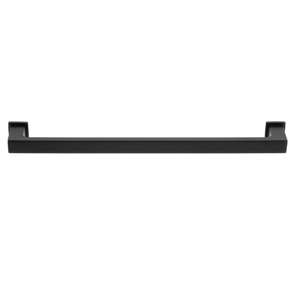 Chelsey Matte Black 8" Rectangular Bar Pull Multipack