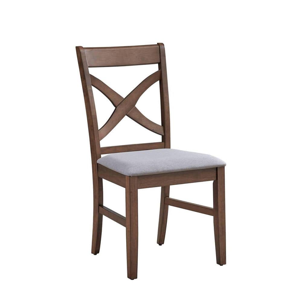 Gray Linen Side Chair Set of 2 with Strong Frame Dining Chair for Reliable Seating price history on PriceWatchPro