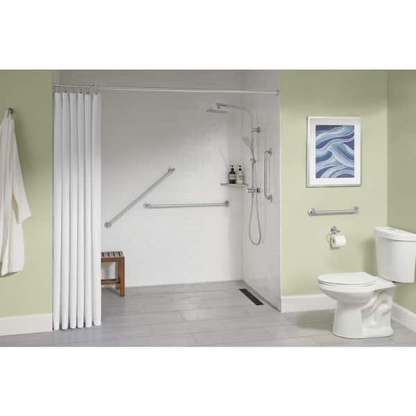 Glacier Bay 18 in. x 1-1/4 in. and 36 in. x 1-1/4 in. Concealed