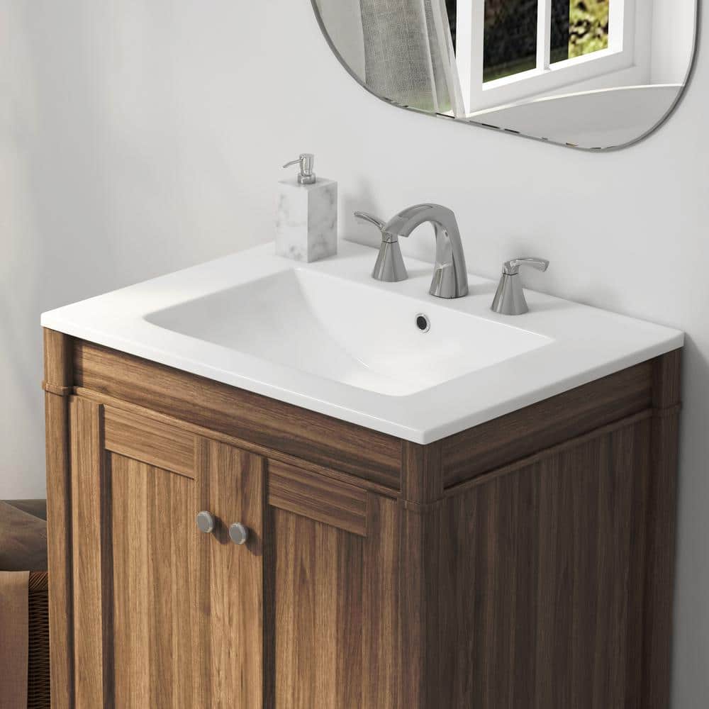 Tucson 24" White Vitreous China Vanity Top Sink