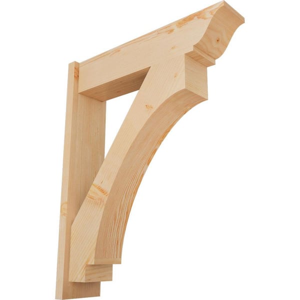 Ekena Millwork 8 in. x 38 in. x 30 in. Douglas Fir Imperial Traditional Smooth Outlooker