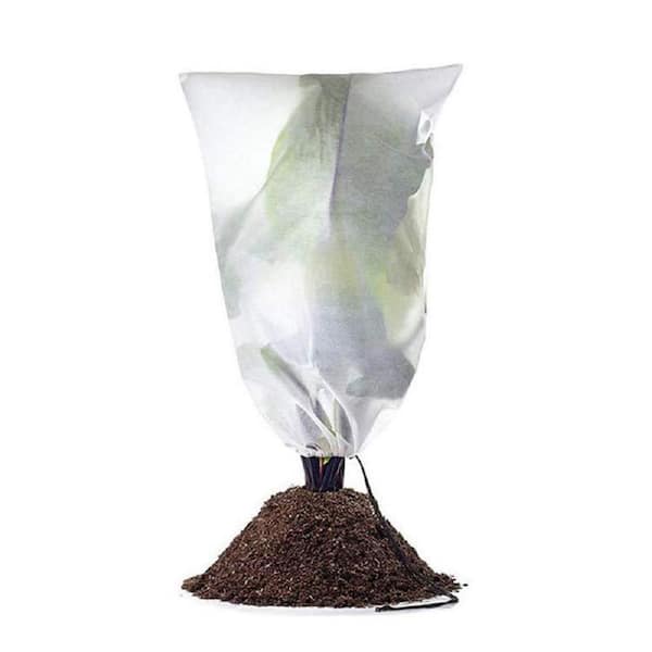Unbranded 120 in. x 96 in. 0.95 oz. Winter Protection Plant Cover Bag Shade Cloth for Frost Protection