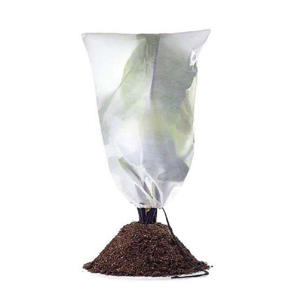 120 in. x 96 in. 0.95 oz. Winter Protection Plant Cover Bag Shade Cloth for