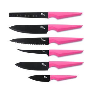 Edge of Belgravia Precision Pink 6-Piece Complete Chef Knife set