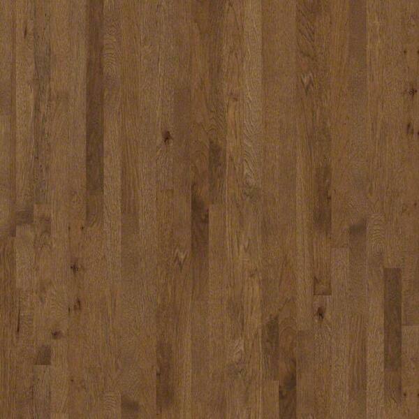 Shaw Hathaway Hickory Wheat 3/4 in. Thick x 2-1/4 in. Wide x Random Length Solid Hardwood Flooring (25 sq. ft. / case)