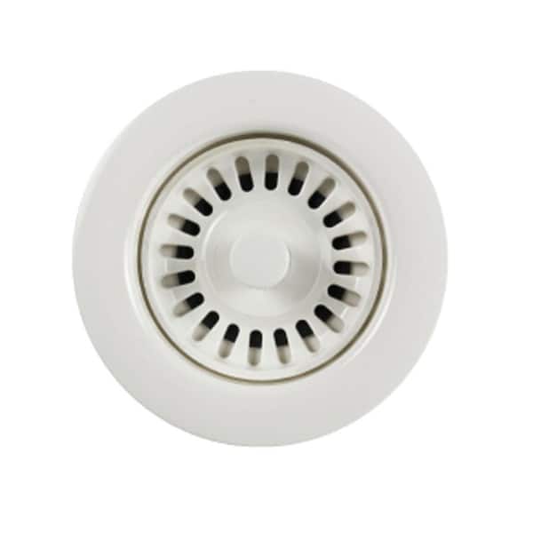 HOUZER 3.5 in. Opening White Disposal Flange