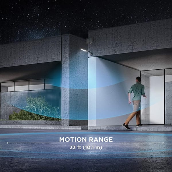 Commercial Electric Solar Powered 4500 Lumens Bronze Motion