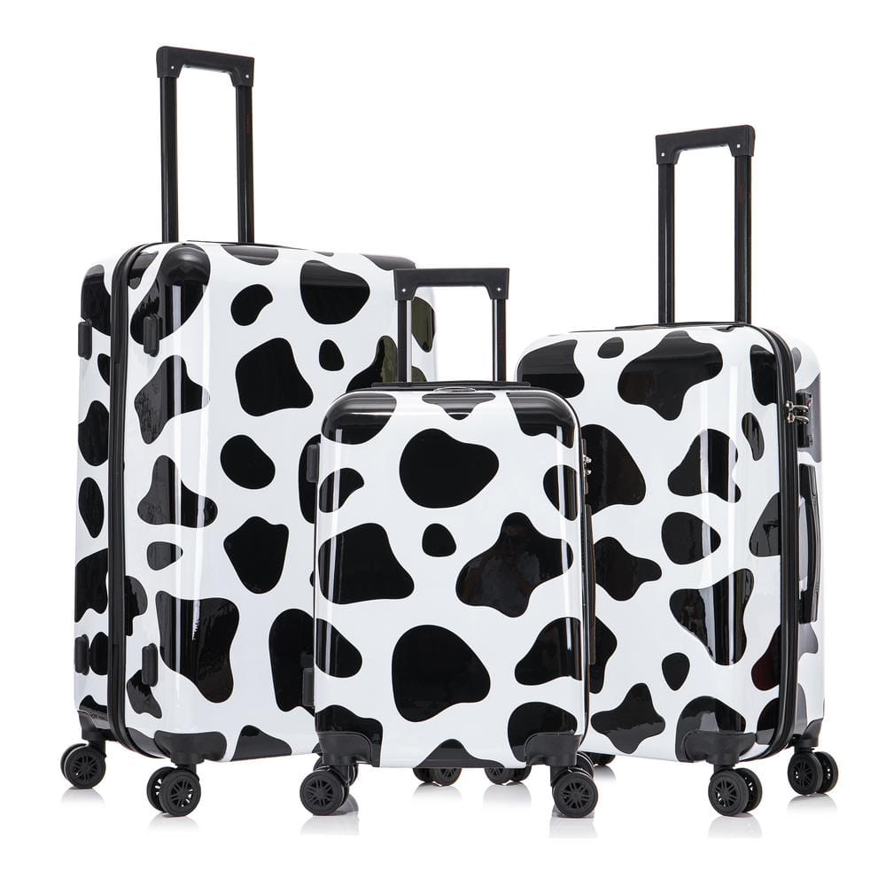 Cowhide Travel Luggage Bag For Airport – Boho Living Room