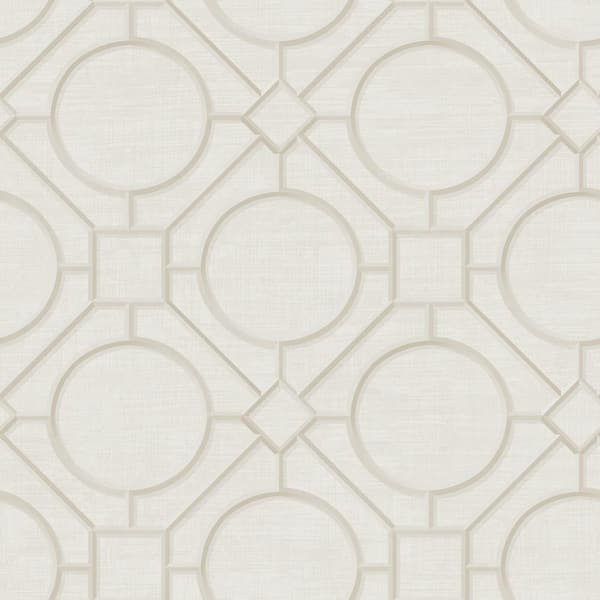 Seabrook Designs Silk Road Trellis Paper Strippable Roll (Covers 60.75 sq. ft.)