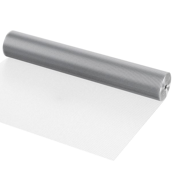 Hardware Cloth 1/4 in. x 3 ft. x 50 ft. 23-Gauge Hardware Cloth Galvanized Wire Mesh Roll Chicken Wire Fencing Wire Mesh