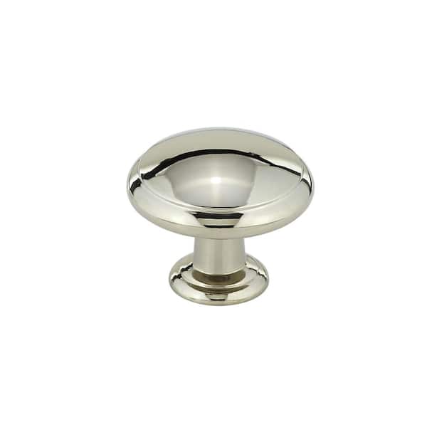 Richelieu Hardware Esterel Collection 1-3/16 in. (30 mm) Polished Nickel Transitional Cabinet Knob