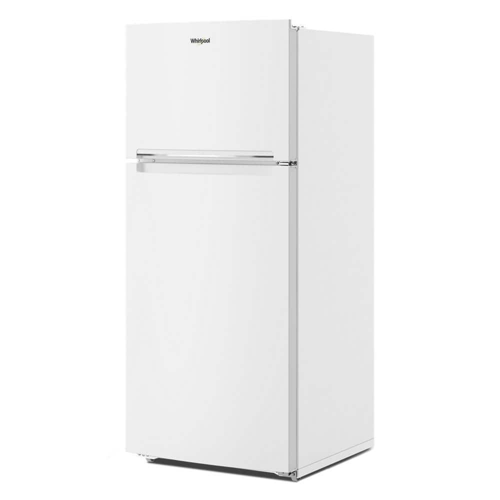 White 16.3 cu. ft. Top Freezer Refrigerator with Ice Maker