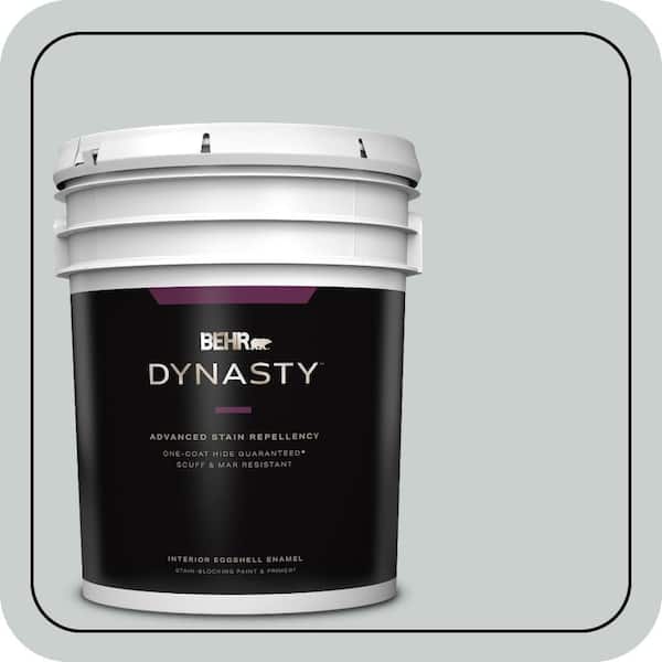 BEHR DYNASTY 5 gal. #PPF-17 Foggy Morn Eggshell Enamel Interior Stain-Blocking Paint & Primer