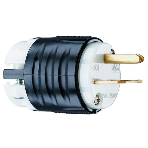 Legrand Pass & Seymour Extra-Hard Use 15 Amp 250-Volt NEMA 6-15P Straight Blade Plug