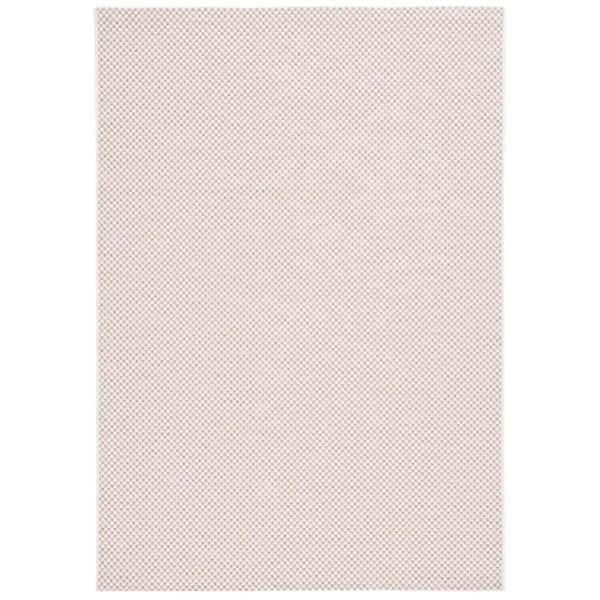 Sisal All-Weather 7 ft. x 10 ft. Ivory/Natural Solid Woven Geometric Indoor/Outdoor Area Rug