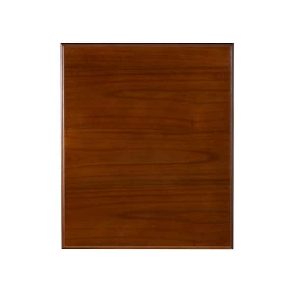 Powell Company Perl 20 in. Hazelnut Brown Rectangle Wood End Table