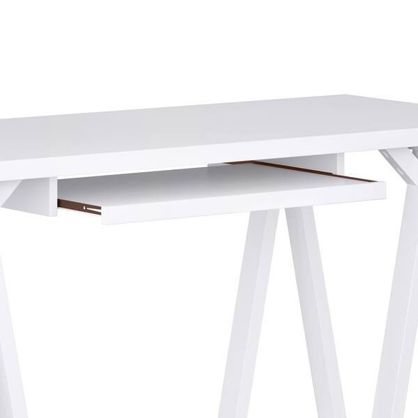 white desk 130cm