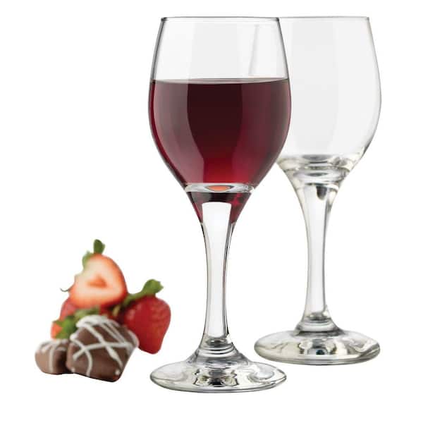 Libbey 4.1 oz. 12-Piece Mini Wine Tasting Glass Set in Clear