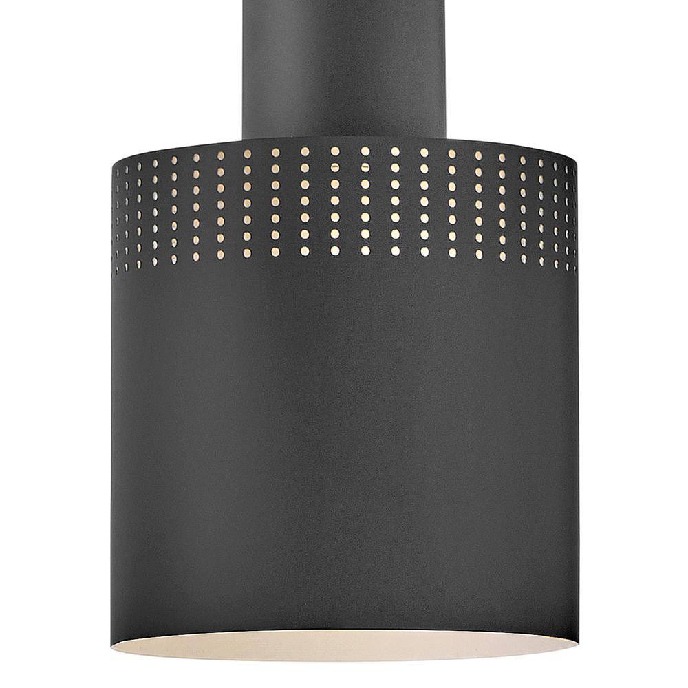 Casey Black Steel Mini Pendant with LED Light
