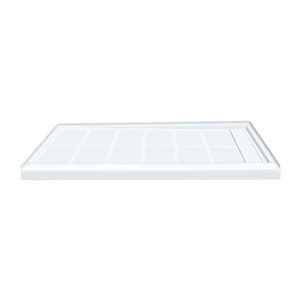 Linear 32 in. x 60 in. Single Threshold Shower Base in White price history on PriceWatchPro