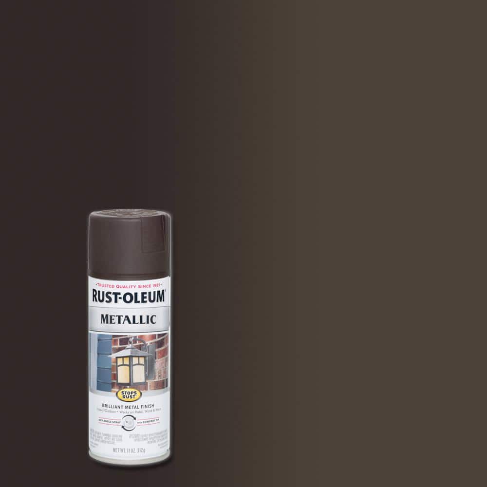 Rust-Oleum Stops Rust 11 oz. Metallic Oil Rubbed Bronze Protective Spray  Paint (6-Pack) 248636 - The Home Depot