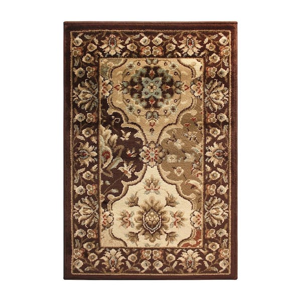 Palmyra Auburn 2 ft. x 3 ft. Ornamental Polypropylene Area Rug
