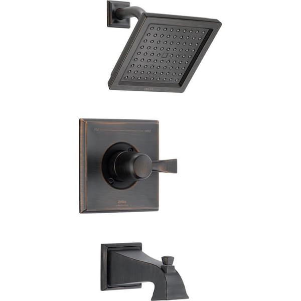 Delta Dryden 1-Handle Tub and Shower Faucet Trim Kit Only in Venetian Bronze (Valve Not Included)