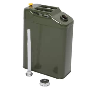 5.28 Gallons Jerry Can Holder Metal Steel Tank Black Practical Can 