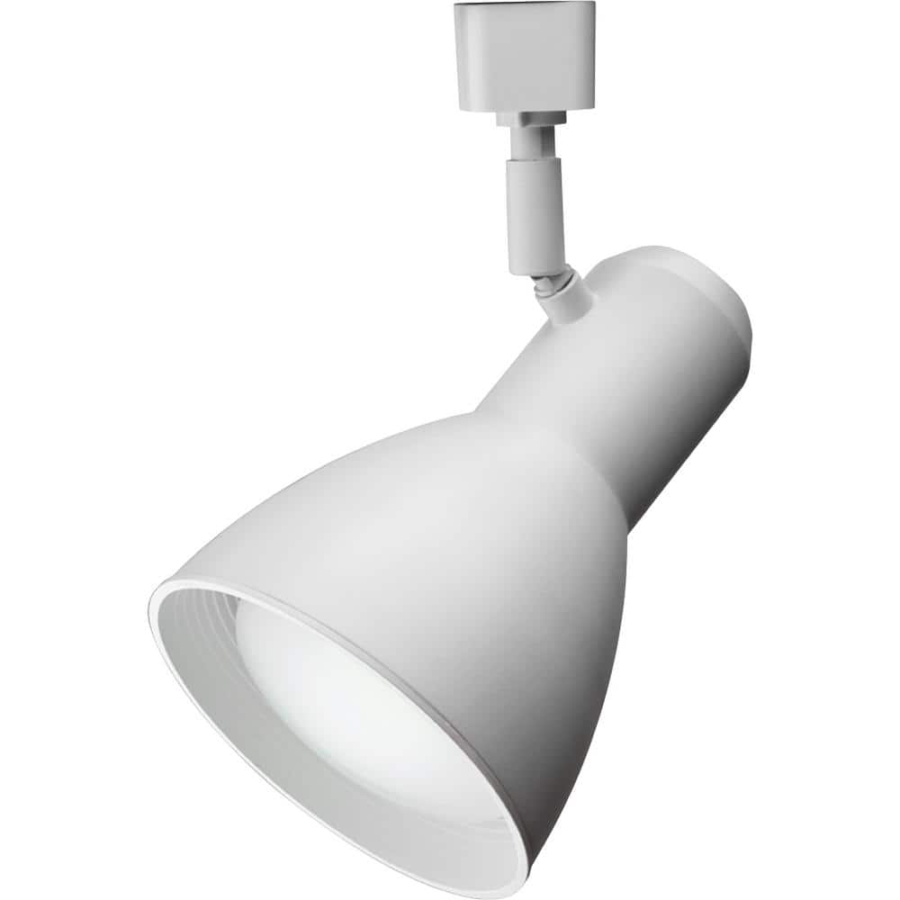 Matte White Modern Metal Track Light Head