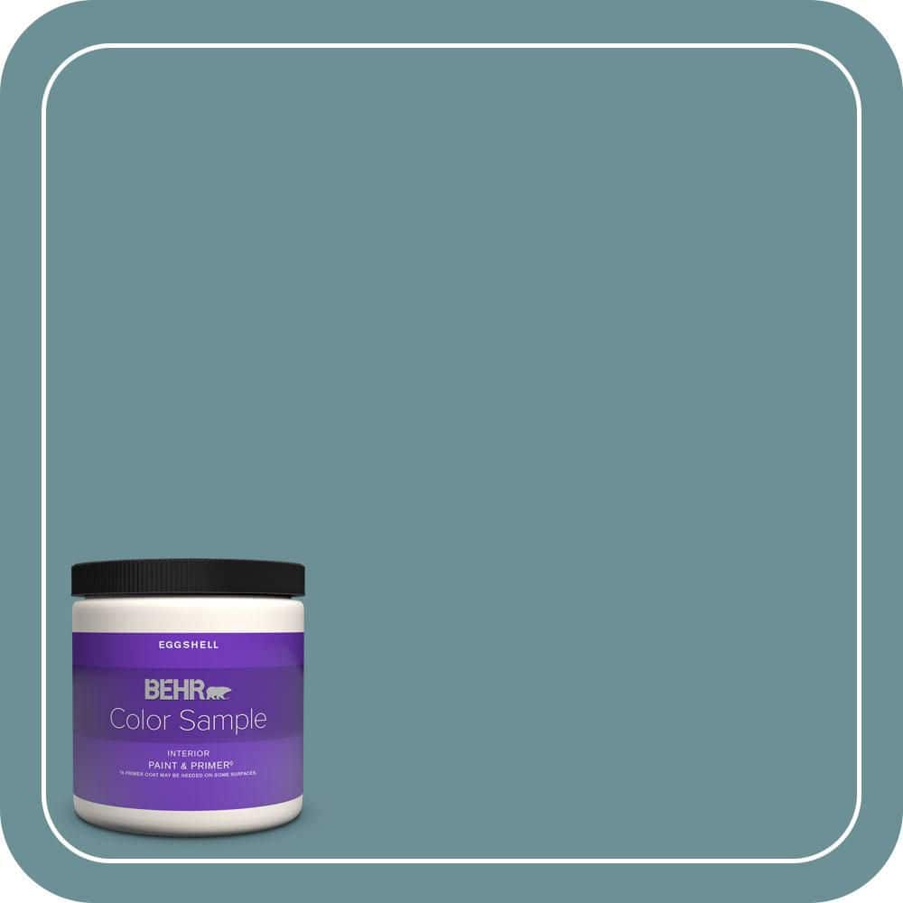 8 oz. #510F-5 Bayside Eggshell Enamel Interior Paint & Primer Color Sample price history on PriceWatchPro
