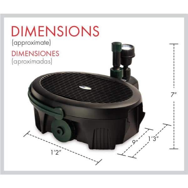Pennington Black 0.4 HP Electric Submersible Pond Pump Kit