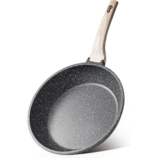 10 in. Granite Nonstick Fry Pan PFOA Free Stone Coating Chef Omelet Egg Pan for All Stoves Easy Clean