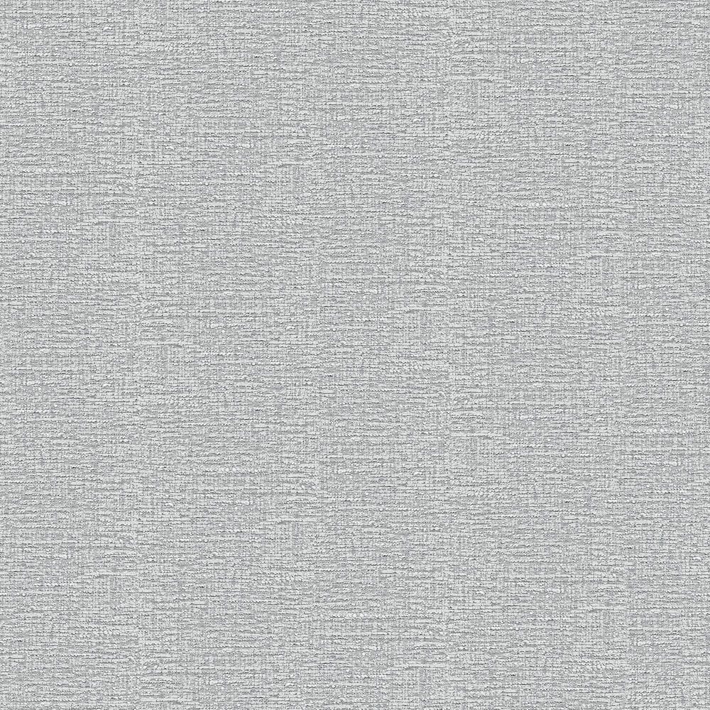Emporium Collection Silver and Grey Mottled Metallic Plain Smooth Non-paste