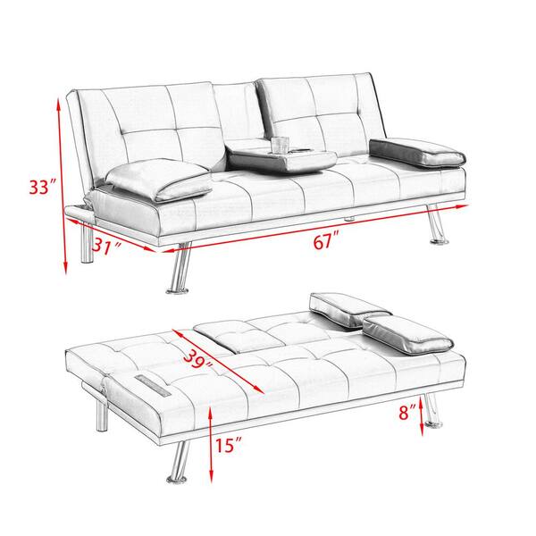 Sofa Bed Dimensions Specifications Baci Living Room