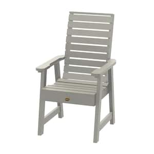 Glennville Harbor Gray Plastic Dining Chair in Harbor Gray (Set of 1)