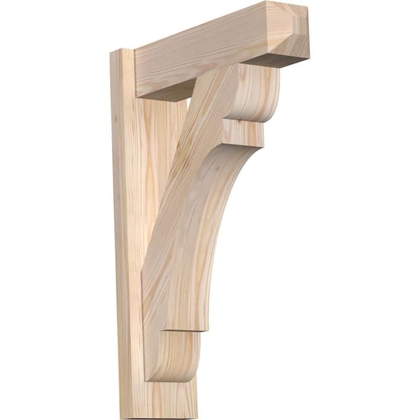 Ekena Millwork 6 in. x 26 in. x 18 in. Douglas Fir Olympic Craftsman Smooth Outlooker