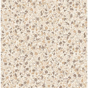 Aldrich Beige Terrazzo Paper Strippable Roll (Covers 56.4 sq. ft.)