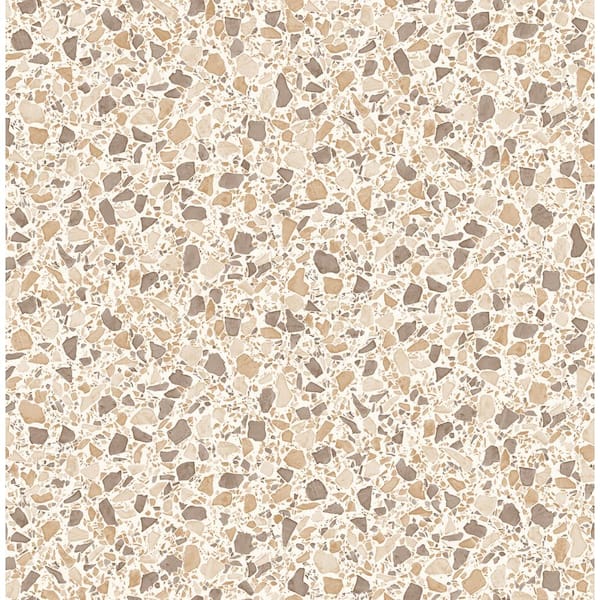 Fine Decor Aldrich Beige Terrazzo Paper Strippable Roll (Covers 56.4 sq. ft.)