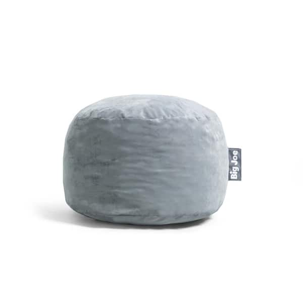 Big Joe Small Grey Plush Fuf 1007542 The Home Depot