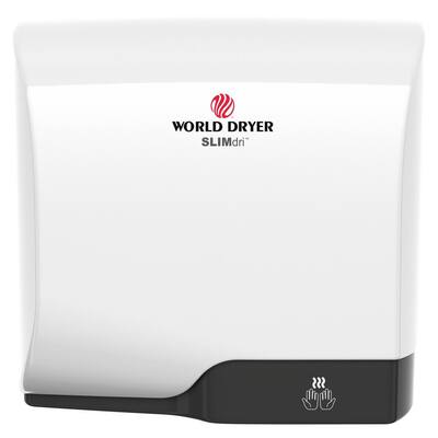 SLIMdri Hand Dryer, Surface Mount ADA Compliant, 110 - 240V, High Efficiency, antimicrobial technology, Stainless Steel