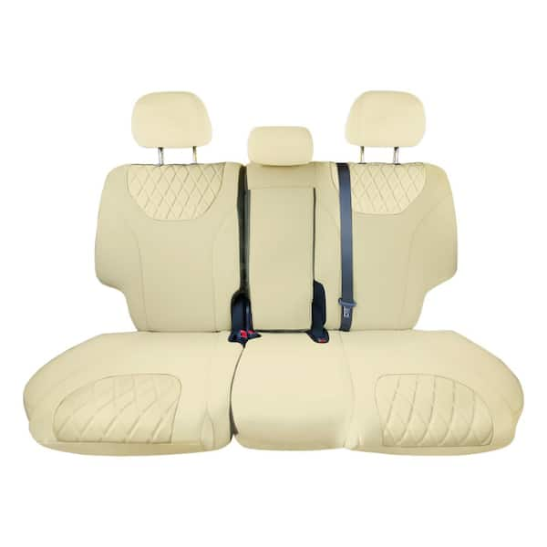 FH Group Neoprene Water Resistent Seat Covers Beige (Full Set)