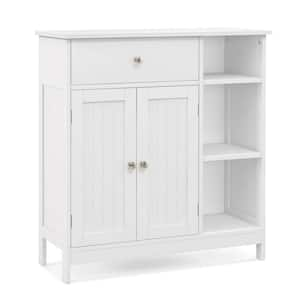 FUFU&GAGA 72 in. H White Wood 2-Door Accent Cabinet with 4-Tier Shelves  Kitchen Pantry Cupboard Storage Cabinet KF200050-01 - The Home Depot